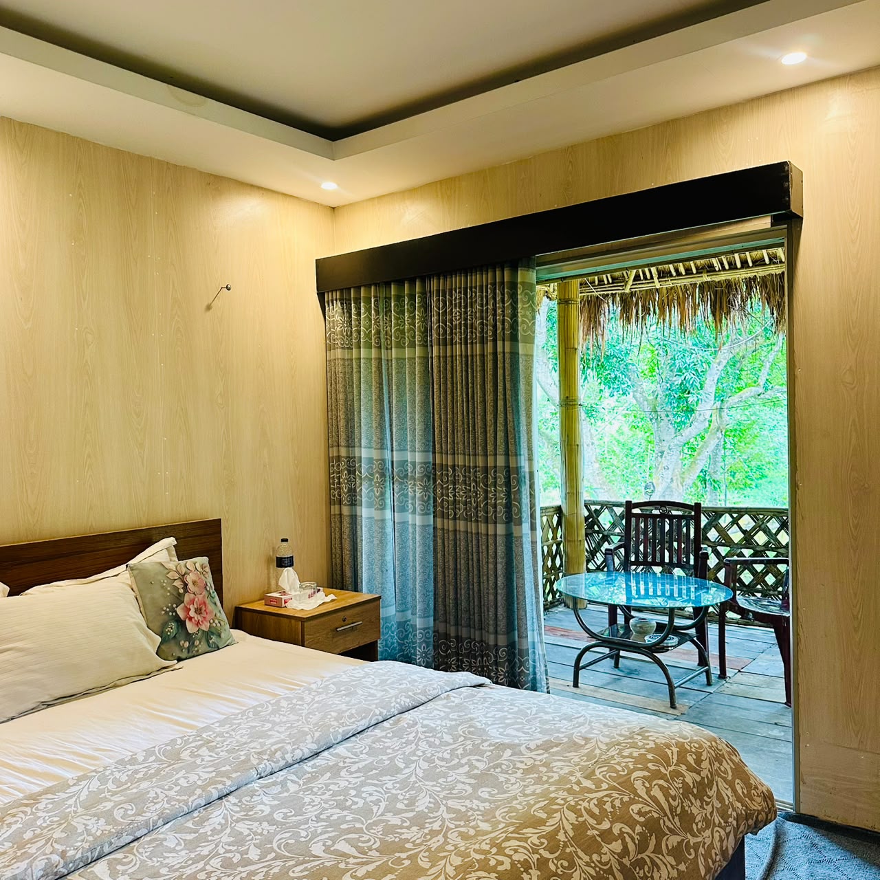Doyel Couple Cottage view — Litchibari Eco Resort Sreemangal